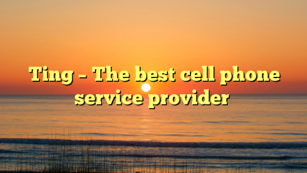 Ting – The best cell phone service provider